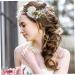 TOVINANNA Bridal Hair Accessories Wedding Bride Hair Comb Tuck Comb Women Headdress Wedding Hair Comb Women Hair Comb Hair Decoration Hair Comb for Bride Flower Shape Hair Decor - Buy Online on GoSupps.com