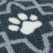 LSC Cat Dog Food Bowl Mat Feeding Mat for Pets Non Slip Good Absorbent Dirt Trapper with Waterproof Backing (Lattice Paws Size 40 x 70 cm) - Buy Online on GoSupps.com