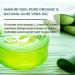 Ammuri 100% Organic Aloe Vera Gel 300g Jar - for Face, Hair & Body Care, Acne Scar Treatment - Buy Online on GoSupps.com
