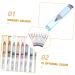 KALLORY 36 Pcs Eye Liner Liquid Liner Colored Eye Liner Pencils Eyeliner White Pole Mousse 1 count (Pack of 1) Colorfulx3pcs - Buy Online on GoSupps.com