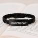 Dental Hygienist Gifts from Friends - Interlaced Leather Bracelet Because I Am The Dental Hygienist. That's Why. Birthday Unique Gifts for Her - Buy Online on GoSupps.com