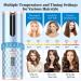 Cordless Auto Curling Iron - 6 Temp & 11 Timer - USB Rechargeable - Detangle & Scald-Free - Portable Spin Hair Iron - Fast Heat - Blue - Buy Online on GoSupps.com