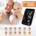 Automatic Blood Pressure Monitor with Extra Large Screen & Adjustable Cuff - 2 Users, 999 Sets Memory - LED Backlit Display - Includes Charging Cord (Black) - Buy Online on GoSupps.com