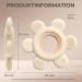 Caja Bei ring Baby | Zahnungshilfe Bitering Flower | Silicone Baby Accessories for 3+ Months - Coffee - Buy Online on GoSupps.com