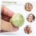 Mikinona 2pcs Neck Massager Tool Face Massager Eye Massager Eye Face Beauty Massagers Roller Rose Quartz Jade - Buy Online on GoSupps.com