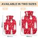 Buy KCLDECI 2L Hot Water Bottle with Christmas Trees Cover - Perfect for Pain Relief Foot Warmer & Heat Therapy - Buy Online on GoSupps.com