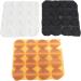 48 Pairs Shoe Repair Rubber Heel Pad Set - Black White & Yellow Heel Taps for Durable Repair | International Shipping Available - Buy Online on GoSupps.com