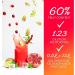 Light - Low Carb - Fitness Syrup by FruttaMax | Zero Sugar | with Stevia | 60% Fruit Content 500ml (Strawberry - Light) Strawberry - Light 500 ml (Pack of 1) - Buy Online on GoSupps.com