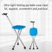 Folding Cane Chair Stool-Style Walking Stick Cane with Seat with LED Lights Collapsible Folding Stools for Adults and Seniors Travel Friendly Surprise Gift - Buy Online on GoSupps.com