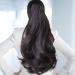 Curly Ponytail Extension Short Fake Ponytail Curly Ponytail Extension Claw Clip In Ponytail Hair Extensions Short Curly Ponytail Clip For Women Daily Use dark brown - Buy Online on GoSupps.com