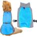 Zweitea Waterproof Raincoat for Medium & Large Dogs | Reflective Windproof Mesh Lined Jacket for Outdoor Hiking | Blue 9XL | Rain Protection for Wet Days - Buy Online on GoSupps.com