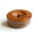 Quality Wood Shaving Soap Bowl. Walnut Finish
