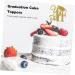 TOPBATHY Birthday Cake Toppers 10pcs 2021 Graduation Cake Arrangement Food Socket Paper Cake Topper Golden 13x13.5cm - Buy Online on GoSupps.com