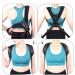 Adjustable Back Brace Posture Corrector & Lumbar Support for Men & Women - Improve Posture Black (Size S - Buy Online on GoSupps.com