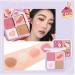 Natural Face Palette - Highlight, Blush, and Bronzing Contour Makeup - Buy Online on GoSupps.com