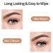 Microblading Eyebrow Pen - 3D Waterproof Long-Lasting Fine Stroke Pencil for Women | Light Brown - Buy Online on GoSupps.com