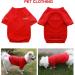 Shop Hualisiji Fleece Dog Sweater for Large Dogs - Warm Light & Soft - 2PCs in Red & Dark Blue - Buy Online on GoSupps.com