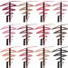 IS'MINE Matte Lip Liner Pencil Set - 12 Assorted Colors for High Pigmented, Longwear Matte Lips - Color Set 1 - Buy Online on GoSupps.com
