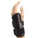 Champion Wrist Splint Universal Fit Maximum Support Airmesh Fabric Black Medium (Left Hand)