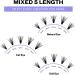 240PCS D Curl 12-16mm Individual Cluster Lashes Extensions for 3D Effect and DIY Eyelash Extensions - RR-12-16mm 3D Clusters+40D-0.07-D - Buy Online on GoSupps.com