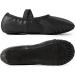 VICVIK Leather Ballet Shoes for Girls - Black, Full Sole Dance Shoes for Toddler/Kids - Buy Online on GoSupps.com