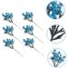 Zerodeko 6pcs Berry Bunch Cuttings Artificial Red Berry Stems Green Decor Wedding Decorations Artificial Berry Twig Stem Holly Berries for Crafts Ornament Plastic Christmas Plant Blue 30x10cm - Buy Online on GoSupps.com
