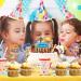 Guppies Ocean Sea Theme Happy Birthday Cake Topper & Mini Cupcake Decorations - 25 Pack - Buy Online on GoSupps.com