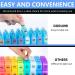 2x Daily Monthly Pill Box Organizer for Vitamins & Medication - 32 Compartments, Easy Open Design - Blue - Buy Online on GoSupps.com