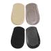 Heel Pads Heel Inserts 2 Pairs of Self-Adhesive Gel Heel Cups Heel Cushions Plantar Insoles