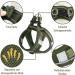 Buy UVTQSSP Olive Green Dog Harness for Small Dogs - Padded with Leash | Comfortable Puppy Harness - Buy Online on GoSupps.com