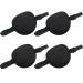 4PCS Eye Patch Medical Eye Patches Comfortable Pirate Eye Patch with Adjustable Buckle Treat Lazy Eye Amblyopia Strabismus for Adults and Kids