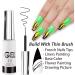 Black & White Gel Nail Polish Set for French Manicure | Nail Art Liner Kit for Women | Soak Off UV Gel | DIY At-Home Manicure Gift - Buy Online on GoSupps.com