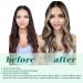 GOO GOO Clip-in Hair Extensions - Handmade 18 Real Human Hair, Soft & Natural, Chocolate Brown to Honey Blonde, 120g, 7pcs - Buy Online on GoSupps.com