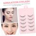 POPETPOP Magnetic False Eyelashes 5 Pairs Eyelash Make up 5d Extend Fiber Natural False Lashes - Buy Online on GoSupps.com