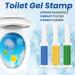 Toilet Gel Toilet Stain Removal Cleaning Air Freshener Flower Fragrance Bathroom Deodorizer Bowl Cleaner Toilet Gel Printing Cleaner (1PC) - Buy Online on GoSupps.com