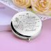 JCHCAMRY Engraved Compact Makeup Mirror - Perfect Gift for Mom | Travel Pocket Cosmetic Mirror with Gift Box | Ideal for Christmas, Valentine's Day, Birthday, Mother's Day | Silver - Buy Online on GoSupps.com
