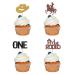 Kaakswa 24Pcs Cowboy Cupcake Topper West Cowboy Happy Birthday Party Decorations My 1st Rodeo Cowboy Birthday Decorations Baby Shower Party Supplies