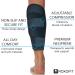 Calf Compression Sleeve for Torn Calf Muscle and Shin Splint Relief - Neoprene Wrap for Men and Women - Buy Online on GoSupps.com