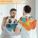 Colorful Paint Football Beard Bib Apron - Beard Hair Catcher for Men | Perfect Gift for Father's Day Christmas & Anniversaries - Buy Online on GoSupps.com