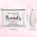 5 Piece Friend Gift Cosmetic Bag Set - Long Distance Friendship Travel Cases for Women - Birthday & Christmas Makeup Bags - Side by Side Friends, Family, Sister - Buy Online on GoSupps.com