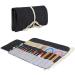 LUXJA Knitting Needles Organizer  Rolling Bag for Knitting Needles (up to 10 Inches)  Crochet Hooks and Accessories (No Accessories Included)  Black