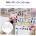 SOESFOUFU 1pc Nail Color Book U as Postizas Nail Polish Display Chart Nail Dip Powder Nail Gel Polish Display Nail Stuff Canning Kit 160-color Nail Color Plate White Canned Graphics Card The - Buy Online on GoSupps.com