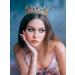 SweetV Royal Blue Queen Crown Wedding Tiara for Bride - Rhinestone Tiaras and Crowns for Women, Costume Headpiece for Birthday, Cosplay, Party Celebration - Bailey - Buy Online on GoSupps.com