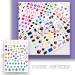 Poker Nail Art Stickers - Self-Adhesive Playing Card Decals for DIY Manicure - Geometric Numbers/Letter Style Design - 10 Sheets - Buy Online on GoSupps.com
