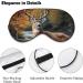 Elk Deer Sleep Eye Mask & Blindfold - Elastic Strap for Women Men - Ideal for Sleep, Travel, and Nap - Buy Online on GoSupps.com