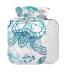 Sea Turtle Fish BAP Free Hot Water Bottle with Cover 2L Hot Water Bag for Cramp Pain Relief