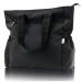 Large Lightweight Tote Bag Shoulder Bag for Gym Hiking Picnic Travel Beach Waterproof Tote Bags Black Tb1