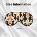 SSIMOO Happy Walking Kitty Print Double-Sided Eye Mask | Soft Light Blocking Sleep Mask for Enhanced Sleep Quality - Perfect for Travel & Home - Buy Online on GoSupps.com