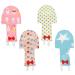 Ukcooco bird clothing 4PCs bird diaper flight suite liner washable reusable parrot parrot diaper clothing v Gel urine wet suit for parrot ara budgish sittich xl