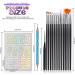 Teenitor Professional Nail Art Painting Kit - 15 Stencils, 15 Brushes, 5 Dotting Tools - Nail Pen Designer Set with Stickers for UV Gel Nail Art Beginners - Buy Online on GoSupps.com